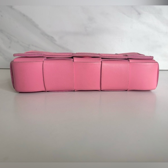 BOTTEGA VENETA Small Pink Cassette Crossbody Bag - Picture 9 of 9